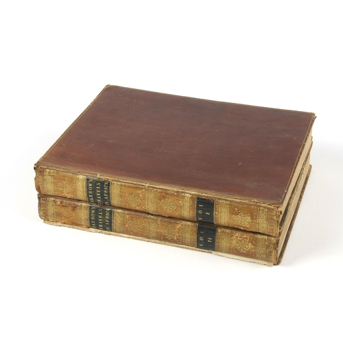 43 - TRAVELS INTO THE INTERIOR OF SOUTH AFRICA (2 VOLS. SECOND EDITION, 1806) by John Barrow