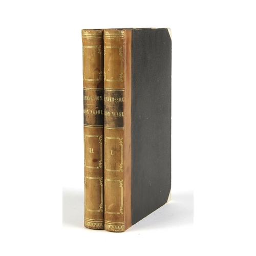 61 - SJON NGAMI (2 VOLS, SWEDISH EDITION, 1856) by Charles John Andersson