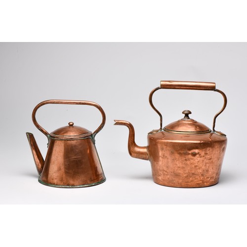 429 - TWO COPPER KETTLES