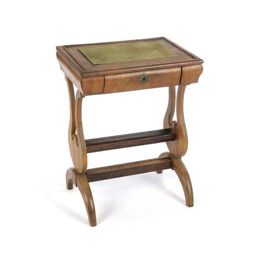 309 - A FRUITWOOD WRITING DESK