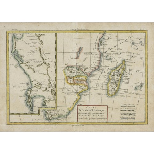 133 - MAP OF MOZAMBIQUE, COMPILED BY LONG DE MERID, PARIS