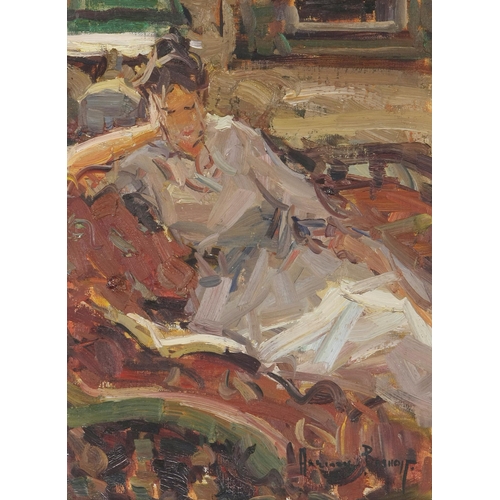 1054 - Adriaan Hendrik Boshoff (South African 1935 - 2007) WOMAN READING