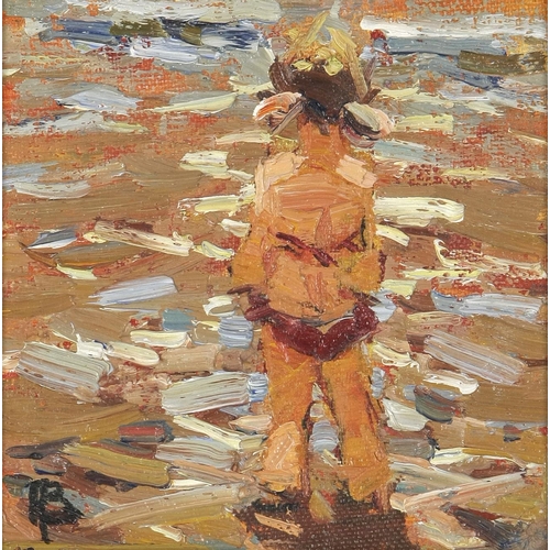 1092 - Adriaan Hendrik Boshoff (South African 1935 - 2007) GIRL AT THE BEACH