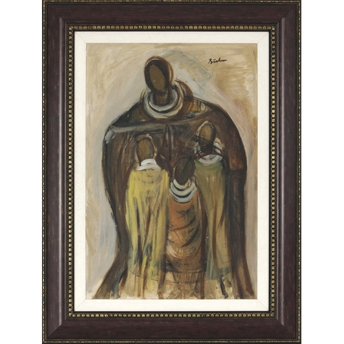 1051 - Carl Adolph Büchner (South African 1921 - 2003) ROBED FIGURES