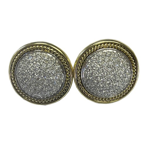 826 - A PAIR OF JENNA CLIFFORD DRESS EARRINGS, CIRCA 1990