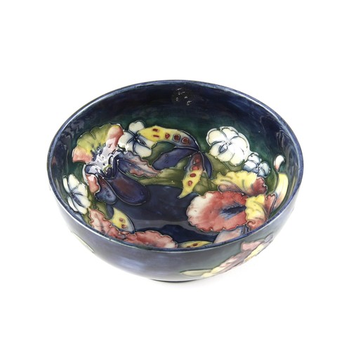 882 - A MOORCROFT 'IRIS' PATTERN BOWL