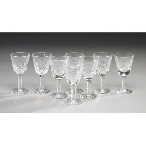 626 - A SET OF EIGHT WATERFORD LIQUEUR GLASSES