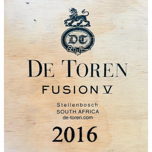 194 - 6 x 2016 De Toren Fusion V, Provenance: Restaurant Mosaic Wine Cellar Collection