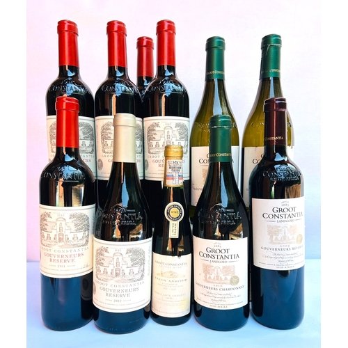 147 - Groot Constantia Collection, 11 Assorted Bottles, Provenance: Restaurant Mosaic Wine Cellar Collecti... 