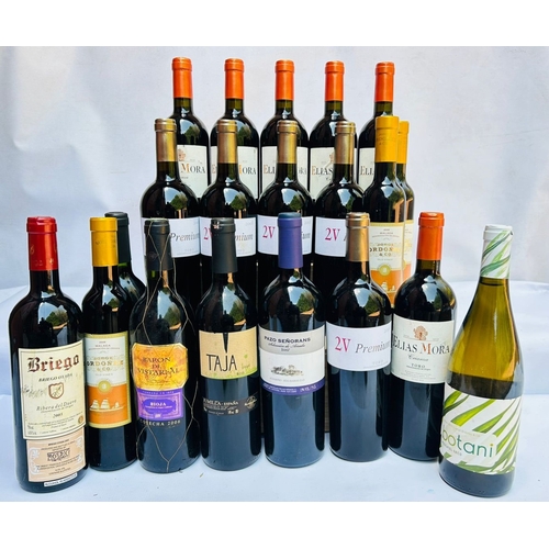 148 - Explore Spain Lot, 20 Assorted Bottles, Provenance: Restaurant Mosaic Wine Cellar Collection