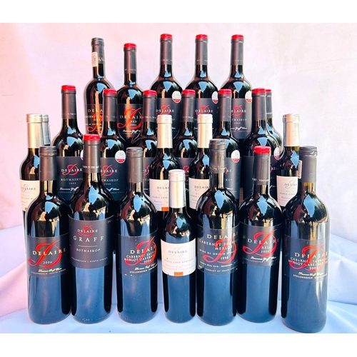 151 - Delaire Graff Collection, 25 Bottles, Provenance: Restaurant Mosaic Wine Cellar Collection