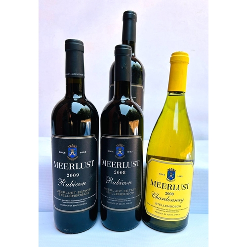 161 - Meerlust Collection, 4 Bottles, Provenance: Restaurant Mosaic Wine Cellar Collection