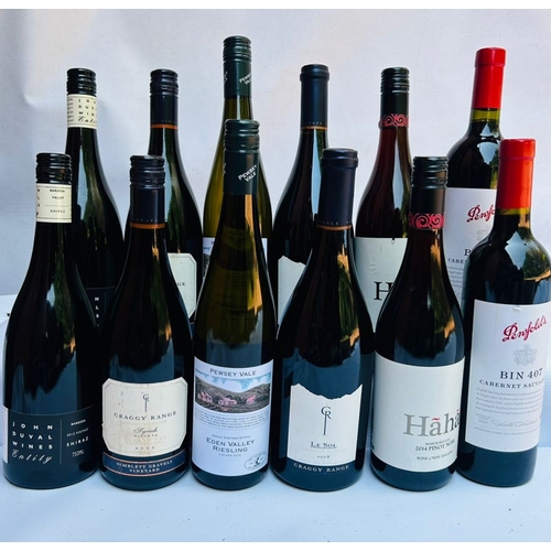 167 - Explore Australia and New Zealand, 12 Bottles, Provenance: Restaurant Mosaic Wine Cellar Collection
