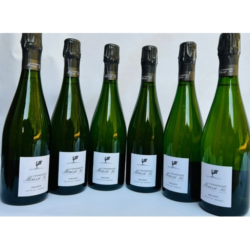 179 - 6 x NV Champagne Moussé Fils Anecdote Blanc de Blancs (750ml), Provenance: Restaurant Mosaic Wine Ce... 
