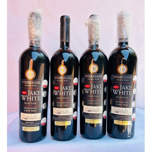 205 - 4 x 2007 Wildekrans Jake White 1.5Lt. MAGNUMS, Provenance: Restaurant Mosaic Wine Cellar Collection