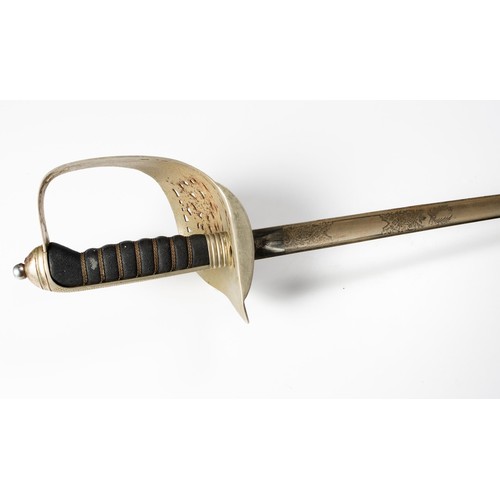 218 - AN INFANTRY OFFICERS CERMONIAL SWORD, WKC SOLINGEN, GERMANY