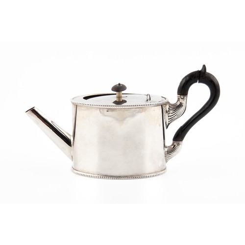 903 - AN ELECTROPLATE TEAPOT