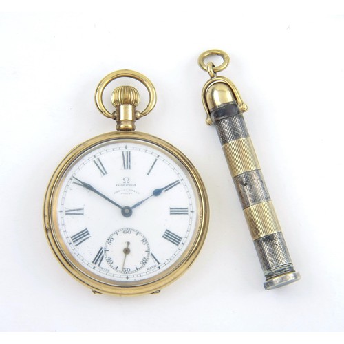 949 - AN OMEGA POCKET WATCH