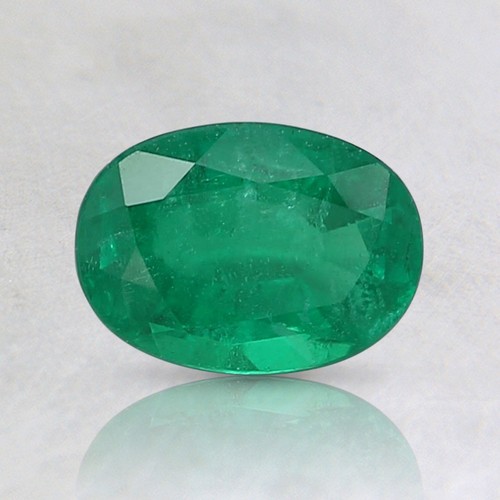 1354 - AN UNSET EMERALD, 1.99 CARATS