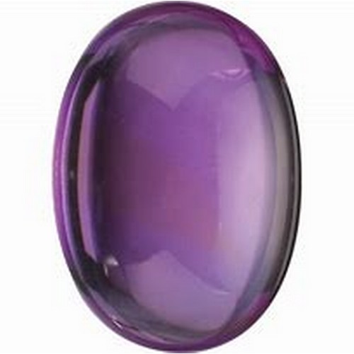 197 - AN UNSET CABOCHON AMETHYST, 6.50 CARATS