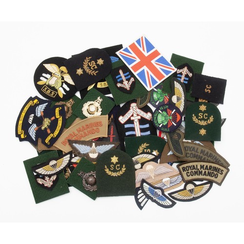 37 - A SET OF BRITISH SPECIAL BOAT SQUADRON BADGES