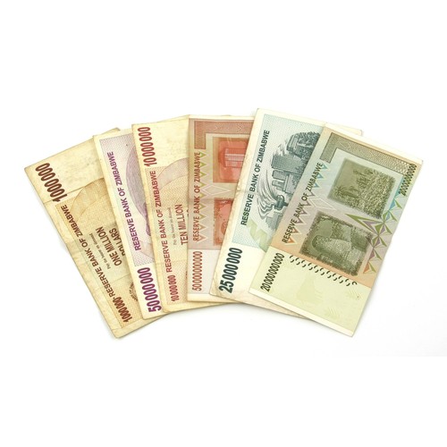 664 - A COLLECTION OF ZIMBABWE CURRENCY