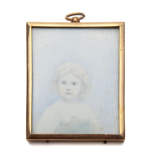 271 - A ROLLED GOLD PICTURE FRAME PENDANT