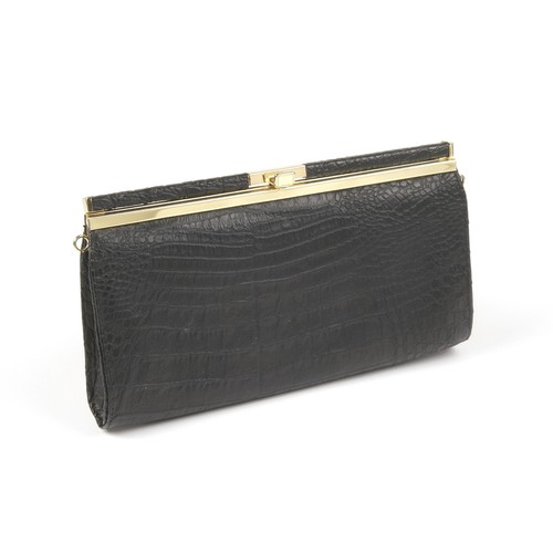 814 - AN ALLIGATOR CLUTCH, YVES ST TROPEZ