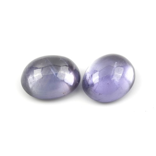 196 - A PAIR OF AMETHYSTS, 6,68 CARATS