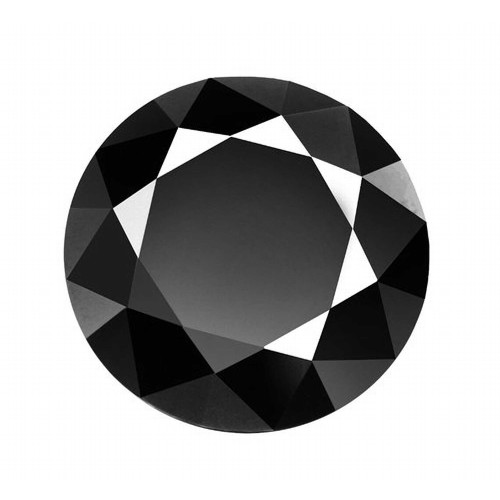 495 - A CERTIFIED BLACK DIAMOND, 4.80 CARATS