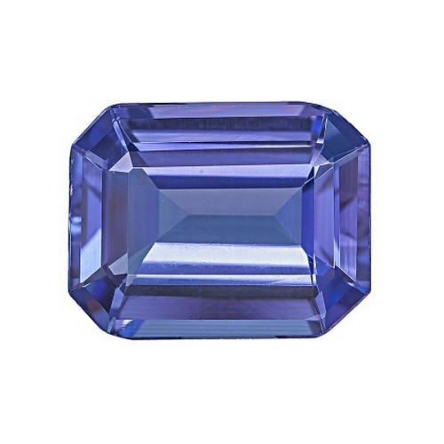 498 - A CREATED SAPPHIRE, 5.53 CARATS