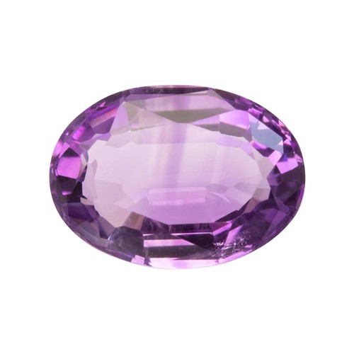 519 - AN UNSET AMETHYST, 5.67 CARATS