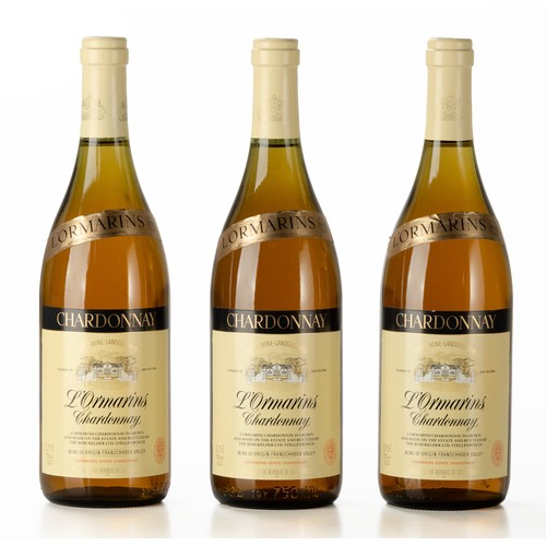 25 - 1992 L'Ormarins Chardonnay3 x bottles - 750ml