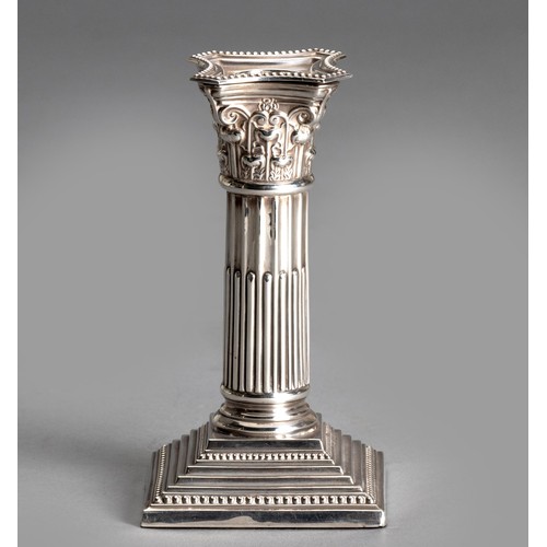 90 - AN ELIZABETH II SILVER CANDLESTICK, HARROD'S LTD, BIRMINGHAM, 1993