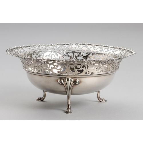 634 - AN EDWARD VII SILVER FRUIT BOWL, JAMES DIXON AND SONS LTD, SHEFFIELD, 1910