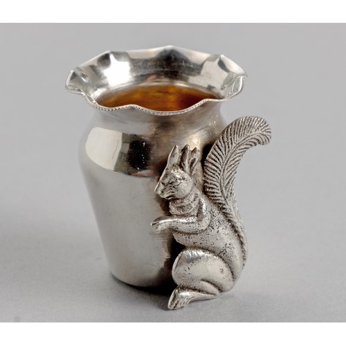 101 - A SILVER TOOTHPICK HOLDER, IMPRESSED .800