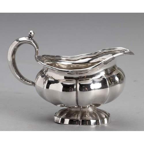 691 - A RUSSIAN SILVER CREAMER, THOMAS SOHKA