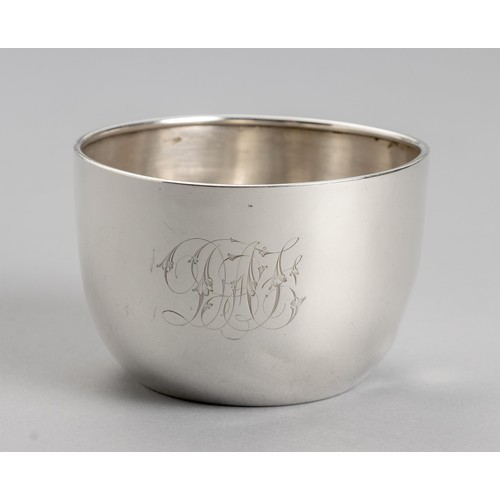 608 - A VICTORIAN SILVER BOWL, WAKELY AND WHEELER, LONDON, 1894