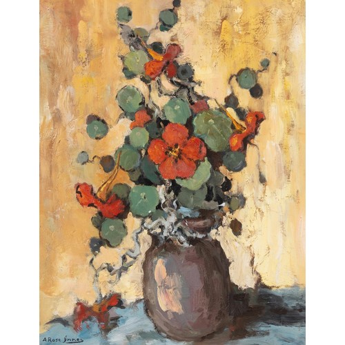 351 - Alexander Rose-Innes (South African 1915 - 1996) STILL LIFE WITH NASTURTIUMS