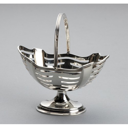 63 - A VICTORIAN SILVER SWEET BASKET, JOSEPH RODGERS AND SONS, SHEFFIELD, 1898