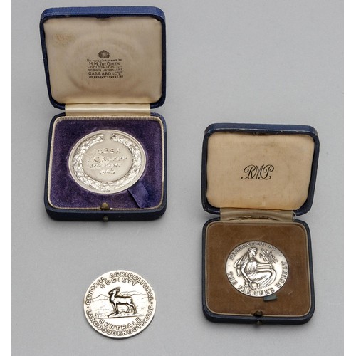 656 - A GEORGE V SILVER MEDALLION, FATTORINI AND SONS LTD, BIRMINGHAM, 1931