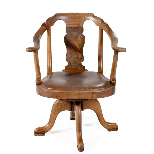 814 - A CAPTAINS CHAIR