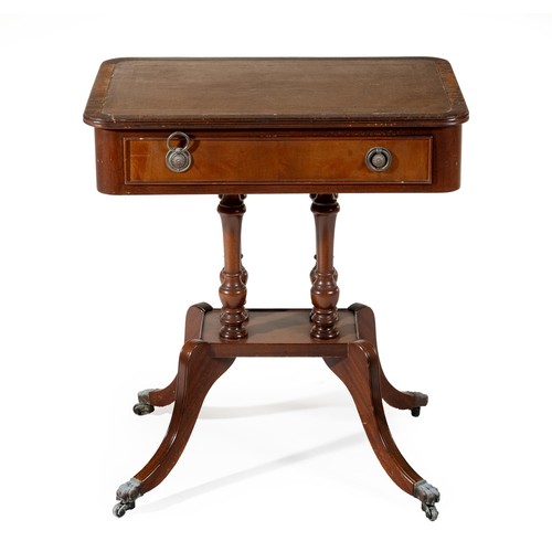 768 - A REGENCY MAHOGANY SIDE TABLE