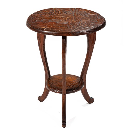 854 - A JAPANESE SIDE TABLE, LIBERTY AND CO, LONDON, LATE 19TH CENTURY