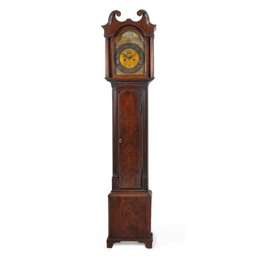 174 - A SCOTTISH MAHOGANY LONGCASE CLOCK, J HOWDEN, EDINBURGH