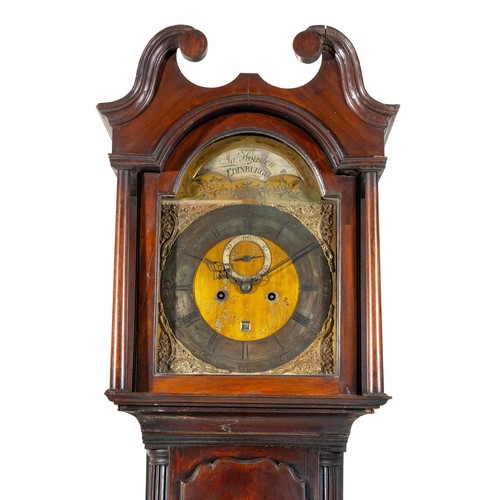 174 - A SCOTTISH MAHOGANY LONGCASE CLOCK, J HOWDEN, EDINBURGH