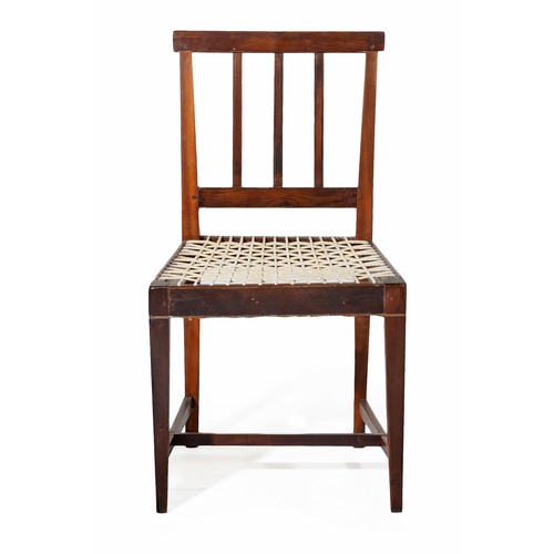 826 - A CAPE STINKWOOD CHAIR, MID 19TH CENTURY