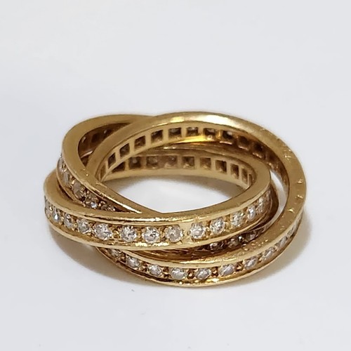 419 - A TRINITY RING, CARTIER