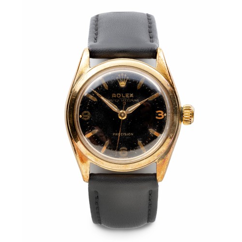 541 - A GENTLEMAN'S GOLD WRISTWATCH, ROLEX