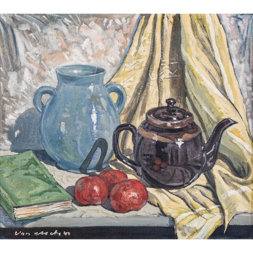 561 - Maurice Charles Louis van Essche (South African 1906 - 1977) STILL LIFE WITH TEAPOT